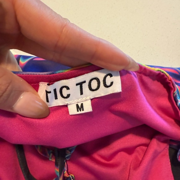 Electric mini dress* rave dress - Picture 4 of 7